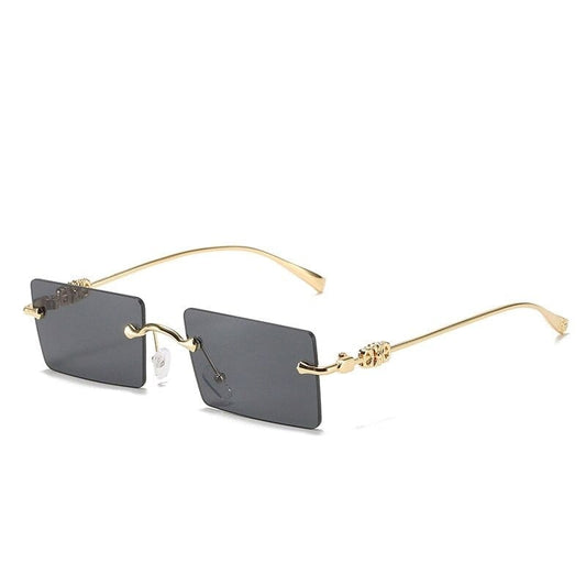 [ Andre ] Metal Rimless Sunglasses - projectshades
